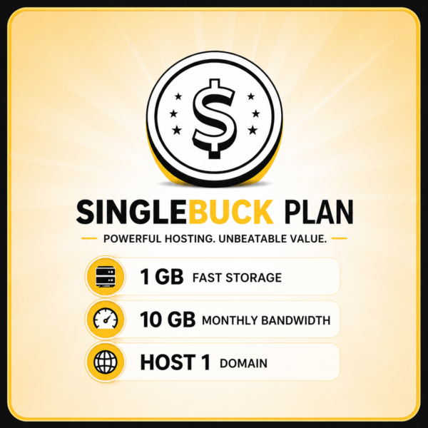 SingleBuck Monthly Plan