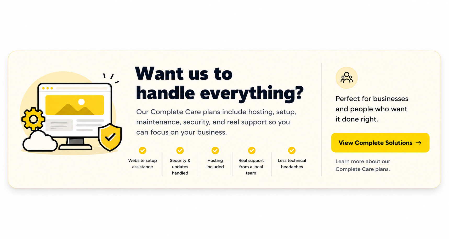 Explore SingleBuck Complete Care Plans